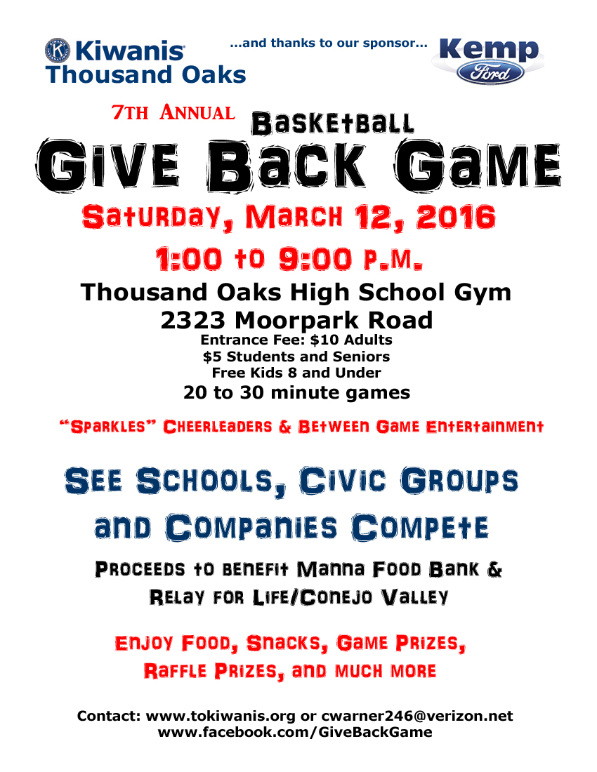 Don't Miss the 7th Annual Basketball Give Back Game